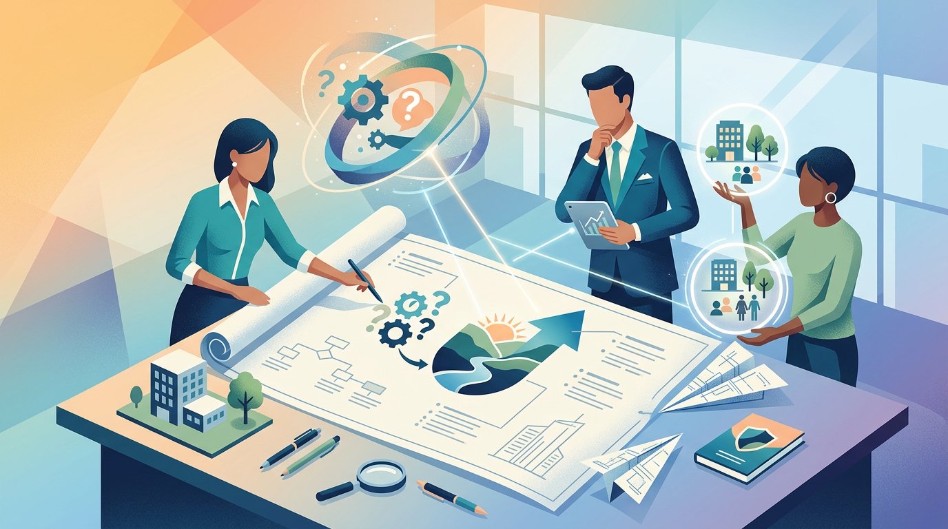 Editorial illustration for article: Request for Proposals (RFP) Professional Marketing to Assist in Branding Discovery Process. Economic Development Manager Office of the County Administrator