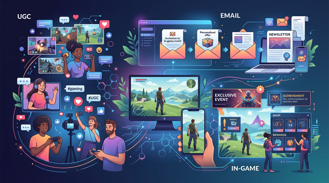 Digital Marketing For Gaming: UGC, Emails & In Game