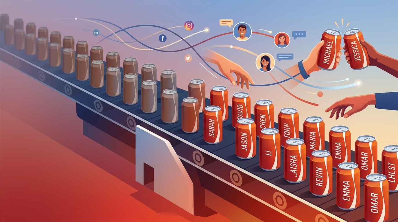 The Rise of Personalization: How Coca-Cola's "Share a Coke" Campaign Revolutionized CPG Marketing