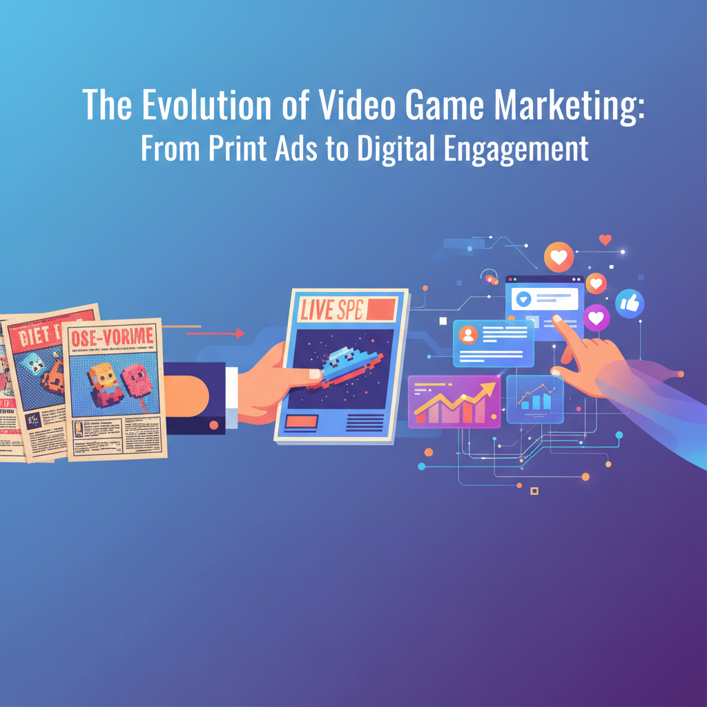 The Evolution of Video Game Marketing: From Print Ads to Digital Engagement