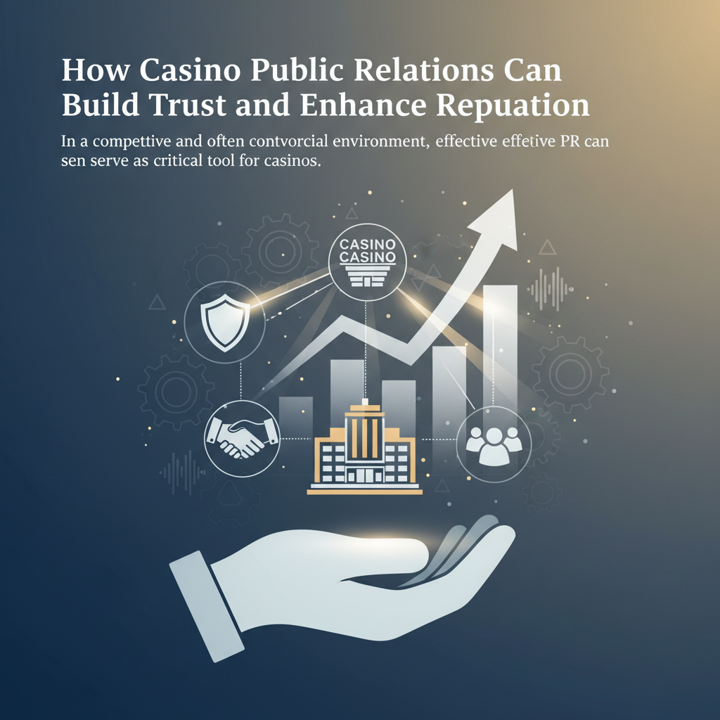 How Casino Public Relations Can Build Trust and Enhance Reputation