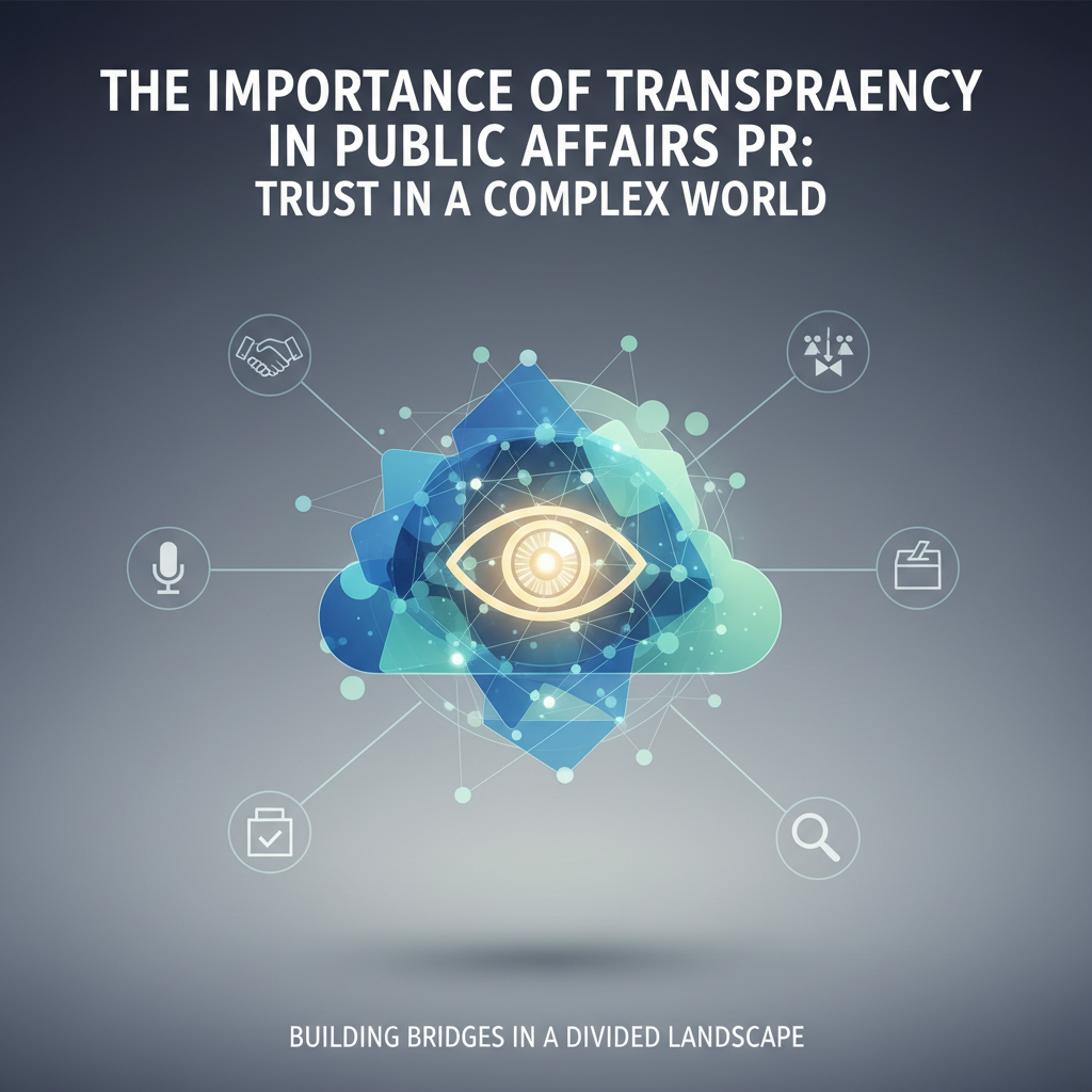 The Importance of Transparency in Public Affairs PR: Trust in a Complex World