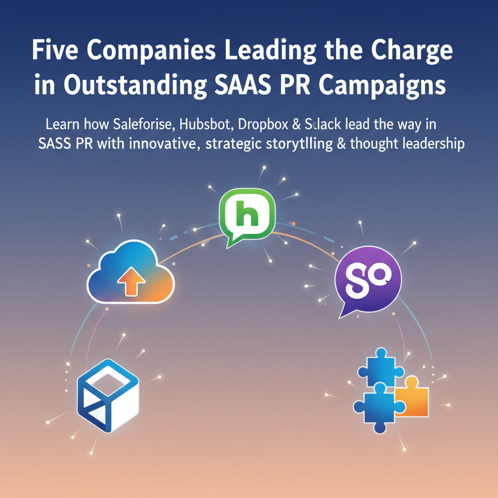 Five Companies Leading the Charge in Outstanding SaaS PR Campaigns