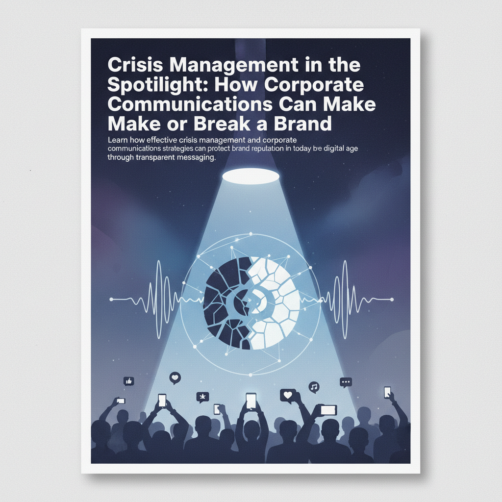 Crisis Management in the Spotlight: How Corporate Communications Can Make or Break a Brand