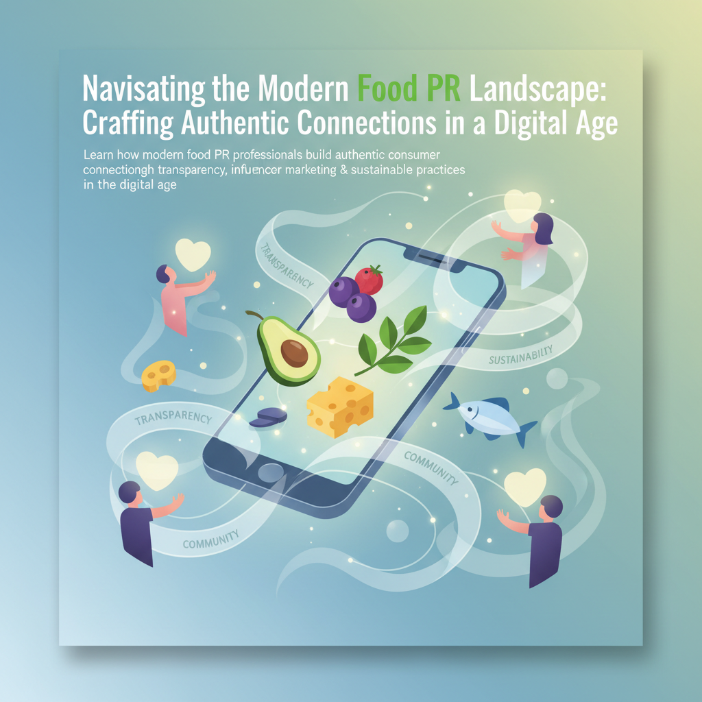 Navigating the Modern Food PR Landscape: Crafting Authentic Connections in a Digital Age