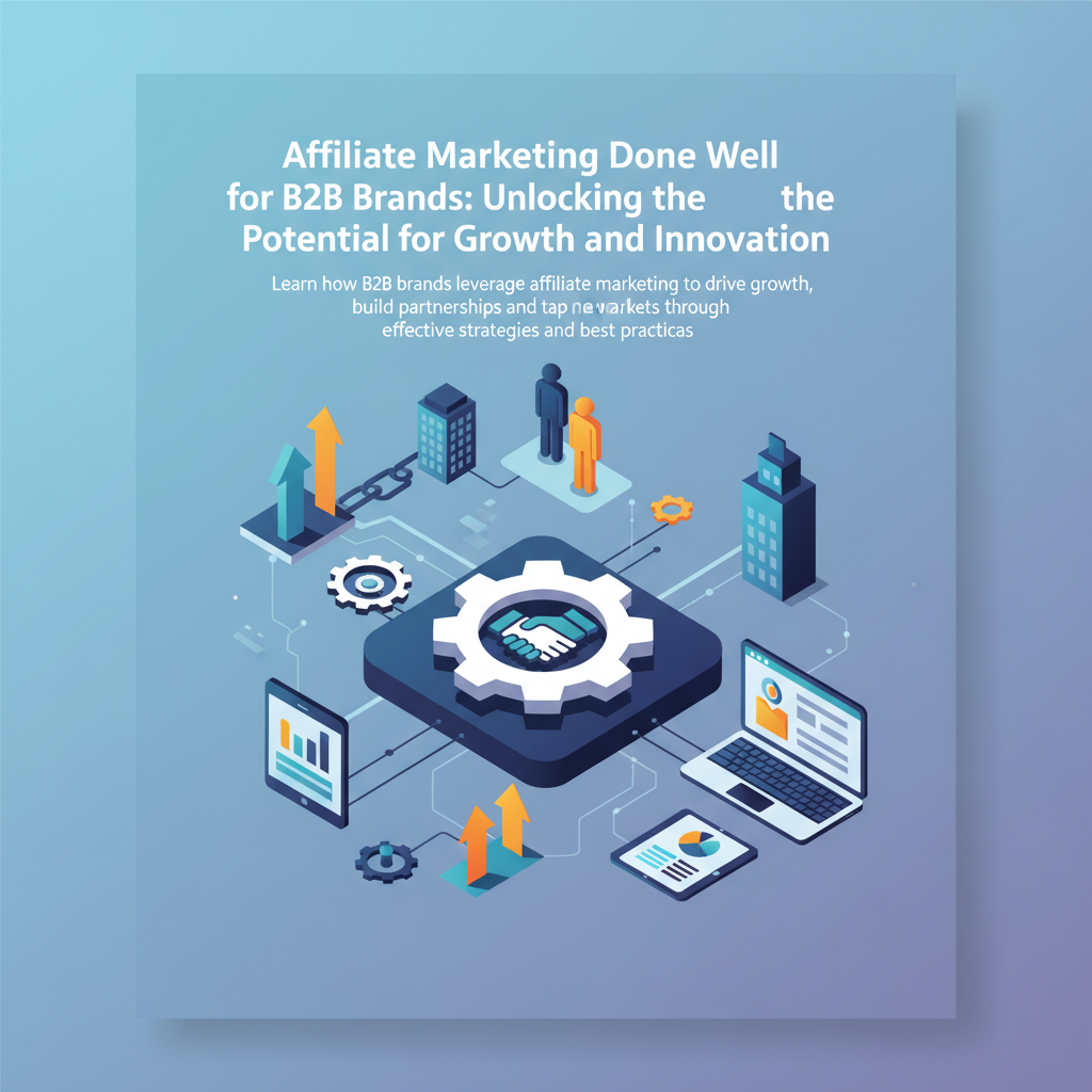 Affiliate Marketing Done Well for B2B Brands: Unlocking the Potential for Growth and Innovation