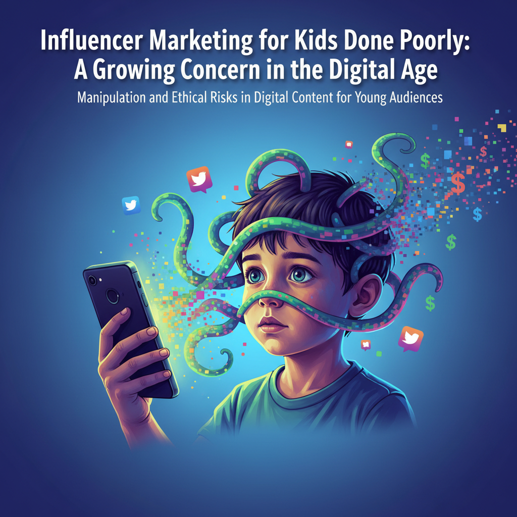 Influencer Marketing for Kids Done Poorly: A Growing Concern in the Digital Age