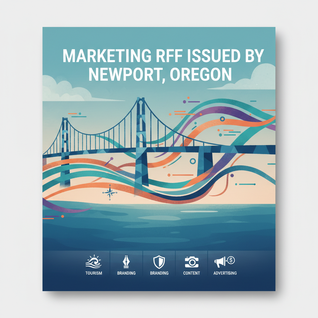 Editorial illustration for article: Marketing RFP Issued By Newport, Oregon