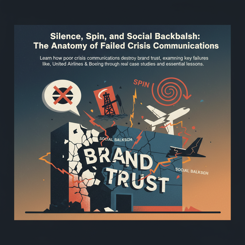 Silence, Spin, and Social Backlash: The Anatomy of Failed Crisis Communications