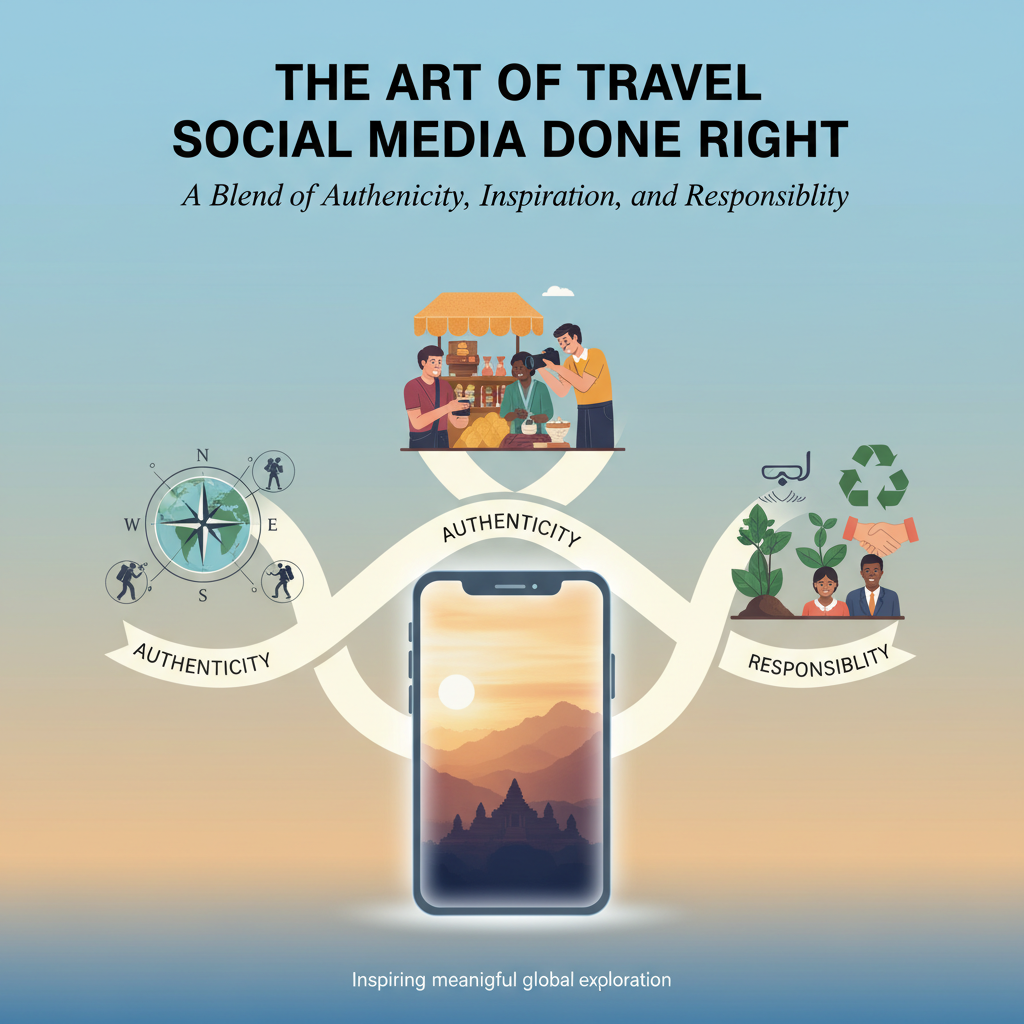 The Art of Travel Social Media Done Right: A Blend of Authenticity, Inspiration, and Responsibility