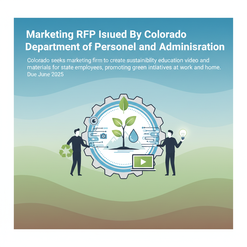 Editorial illustration for article: Marketing RFP Issued By Colorado Department of Personnel and Administration