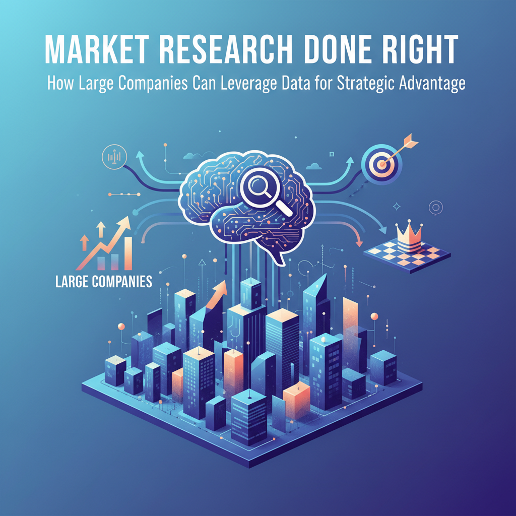 Market Research Done Right: How Large Companies Can Leverage Data for Strategic Advantage
