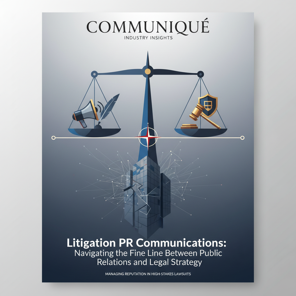 Litigation PR Communications: Navigating the Fine Line Between Public Relations and Legal Strategy