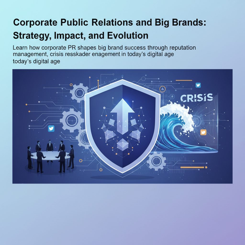 Corporate Public Relations and Big Brands: Strategy, Impact, and Evolution