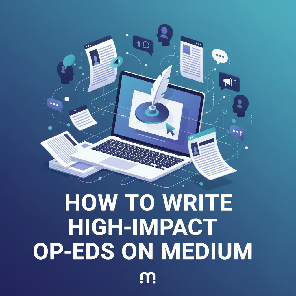 How to Write High-Impact Op-Eds on Medium