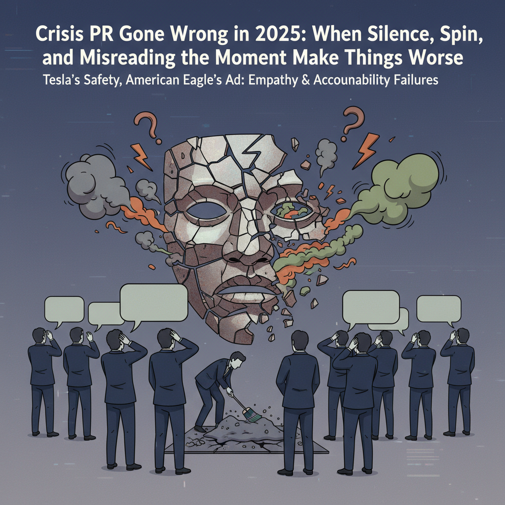 Crisis PR Gone Wrong in 2025: When Silence, Spin, and Misreading the Moment Make Things Worse
