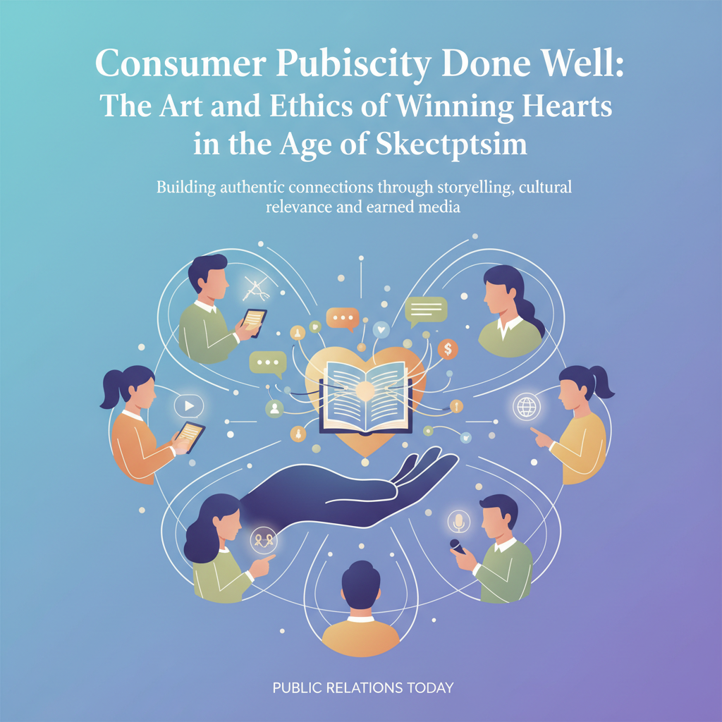 Consumer Publicity Done Well: The Art and Ethics of Winning Hearts in the Age of Skepticism