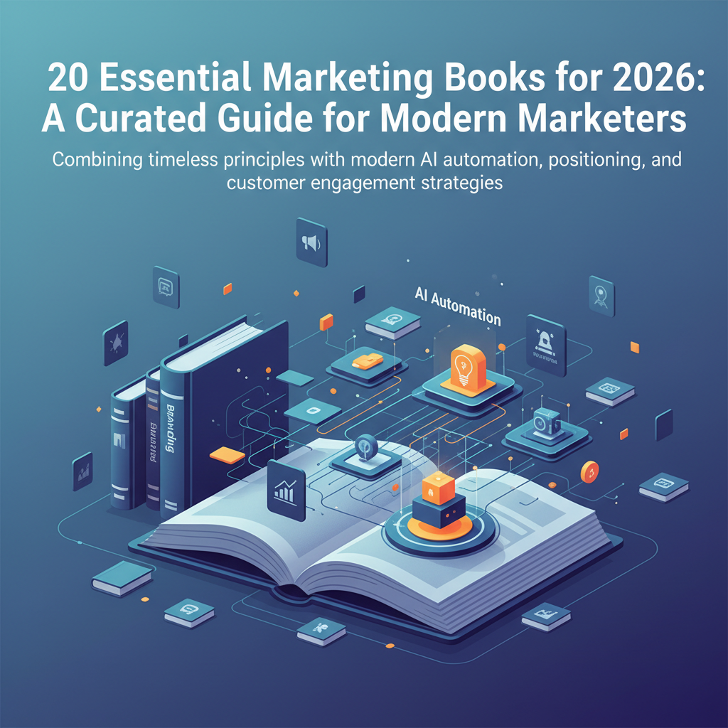 20 Essential Marketing Books for 2026: A Curated Guide for Modern Marketers