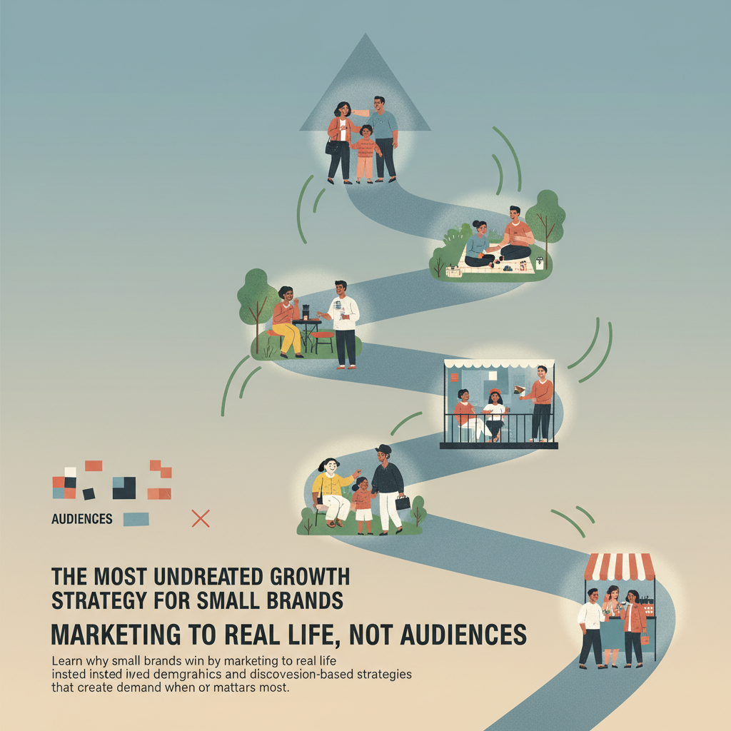 The Most Underrated Growth Strategy for Small Brands: Marketing to Real Life, Not Audiences