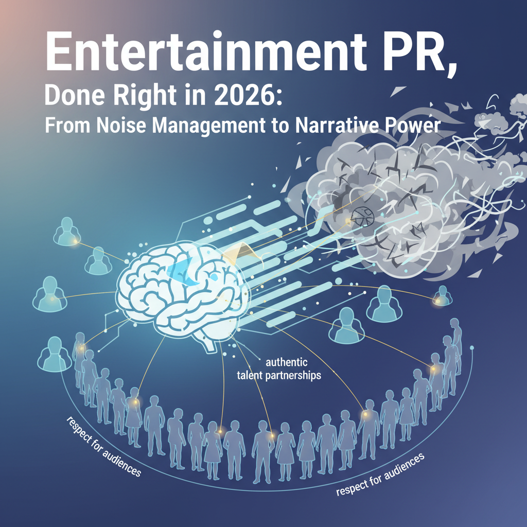 Entertainment PR, Done Right in 2026: From Noise Management to Narrative Power