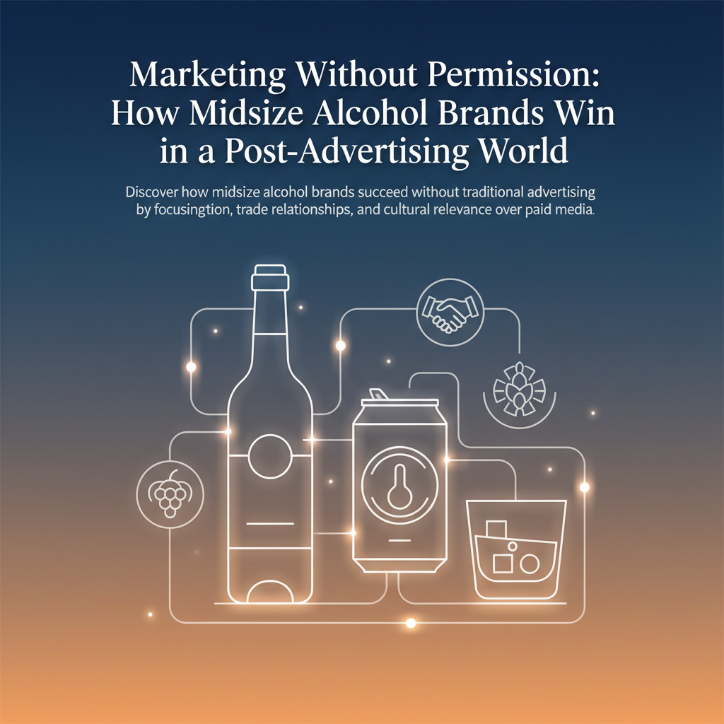 Marketing Without Permission: How Midsize Alcohol Brands Win in a Post-Advertising World