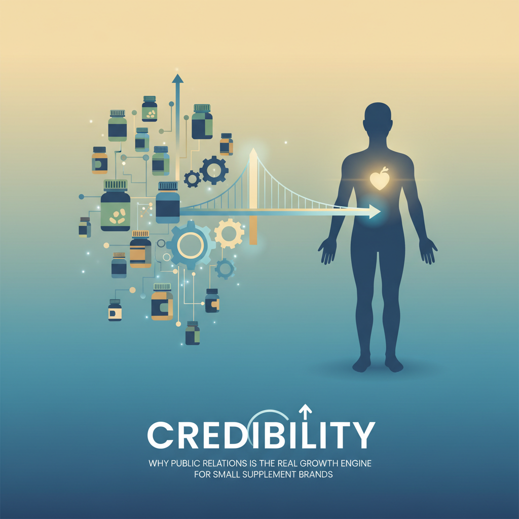 The Credibility Gap: Why Public Relations Is the Real Growth Engine for Small Supplement Brands