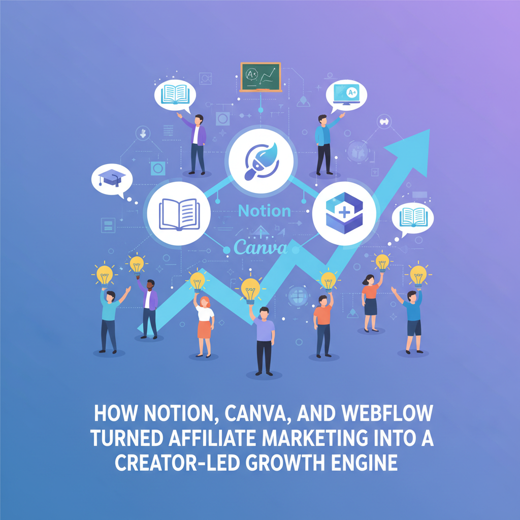 How Notion, Canva, and Webflow Turned Affiliate Marketing Into a Creator-Led Growth Engine