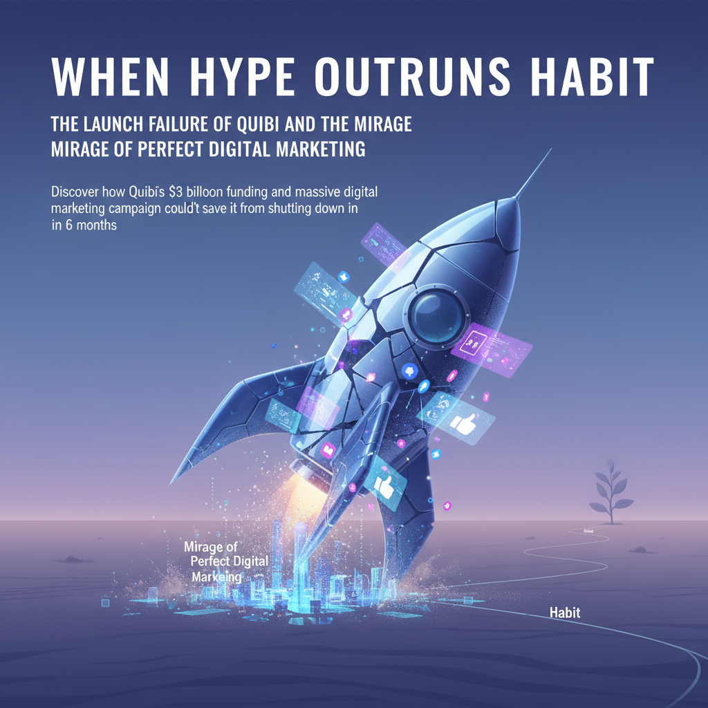 When Hype Outruns Habit — The Launch Failure of Quibi and the Mirage of Perfect Digital Marketing