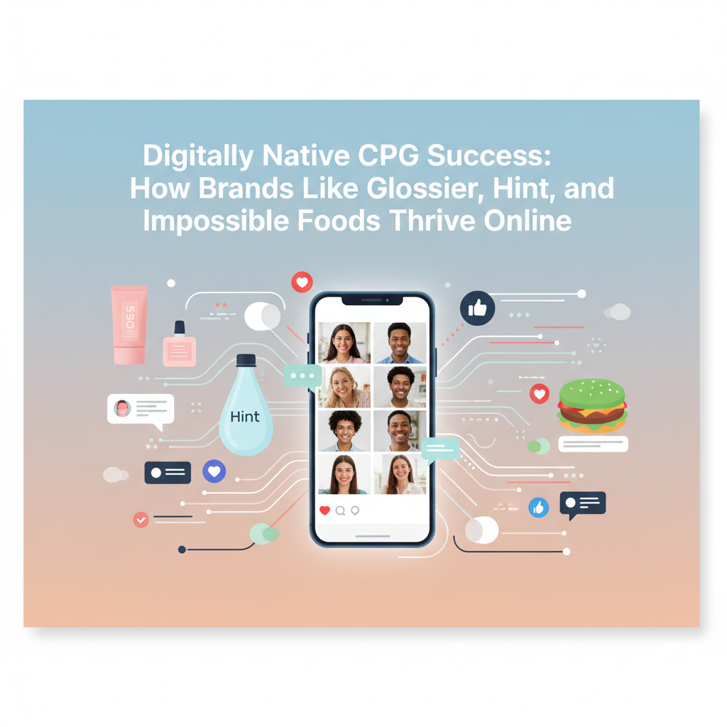 Digitally Native CPG Success: How Brands Like Glossier, Hint, and Impossible Foods Thrive Online