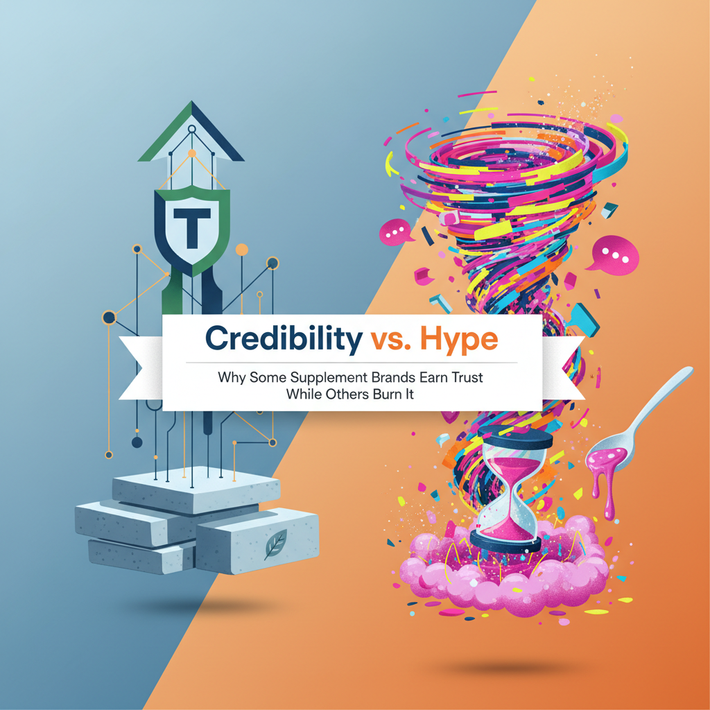 Credibility vs. Hype: Why Some Supplement Brands Earn Trust While Others Burn It