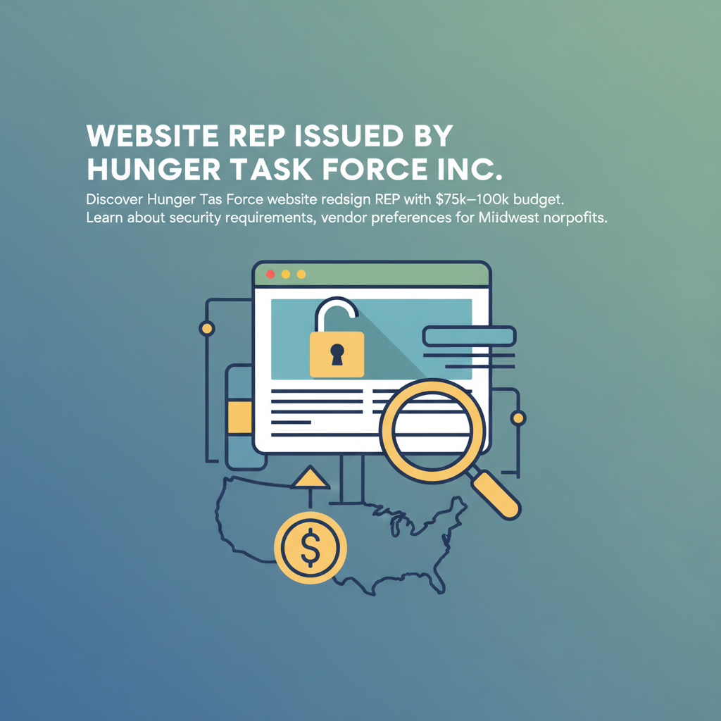 Website RFP Issued By Hunger Task Force Inc.