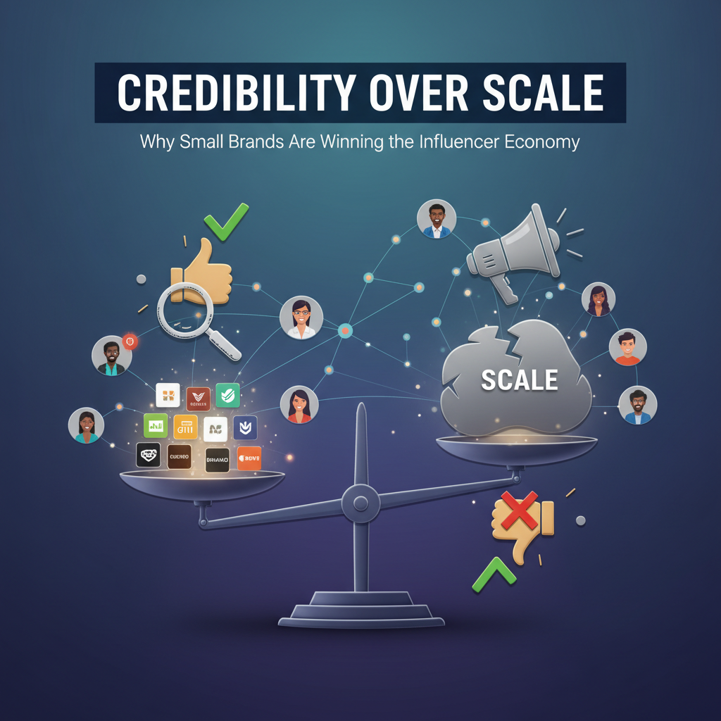 Credibility Over Scale: Why Small Brands Are Winning the Influencer Economy