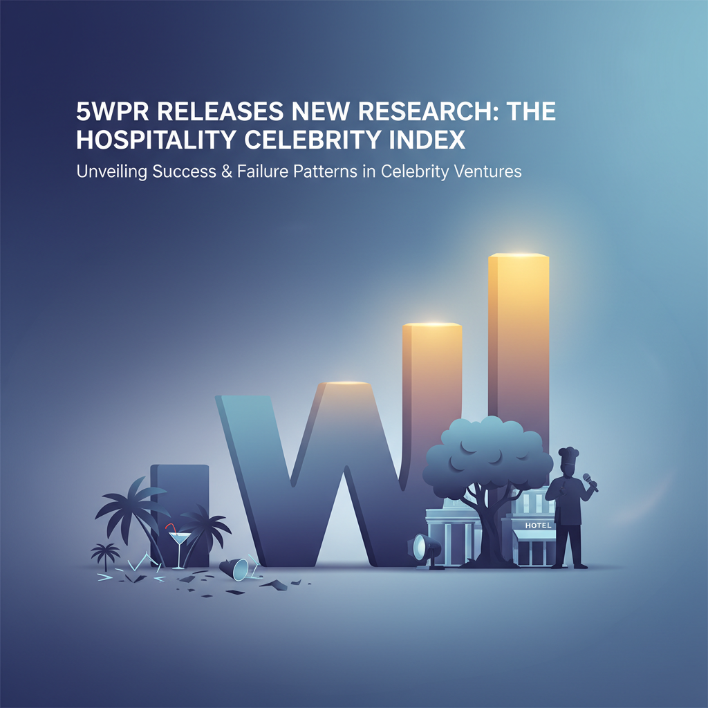 5WPR Releases New Research: The Hospitality Celebrity Index