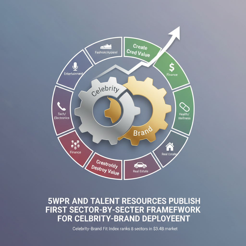 5WPR and Talent Resources Publish First Sector-by-Sector Framework for Celebrity-Brand Deployment