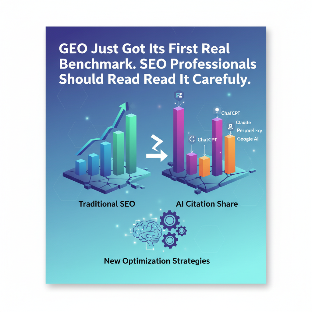 GEO Just Got Its First Real Benchmark. SEO Professionals Should Read It Carefully.