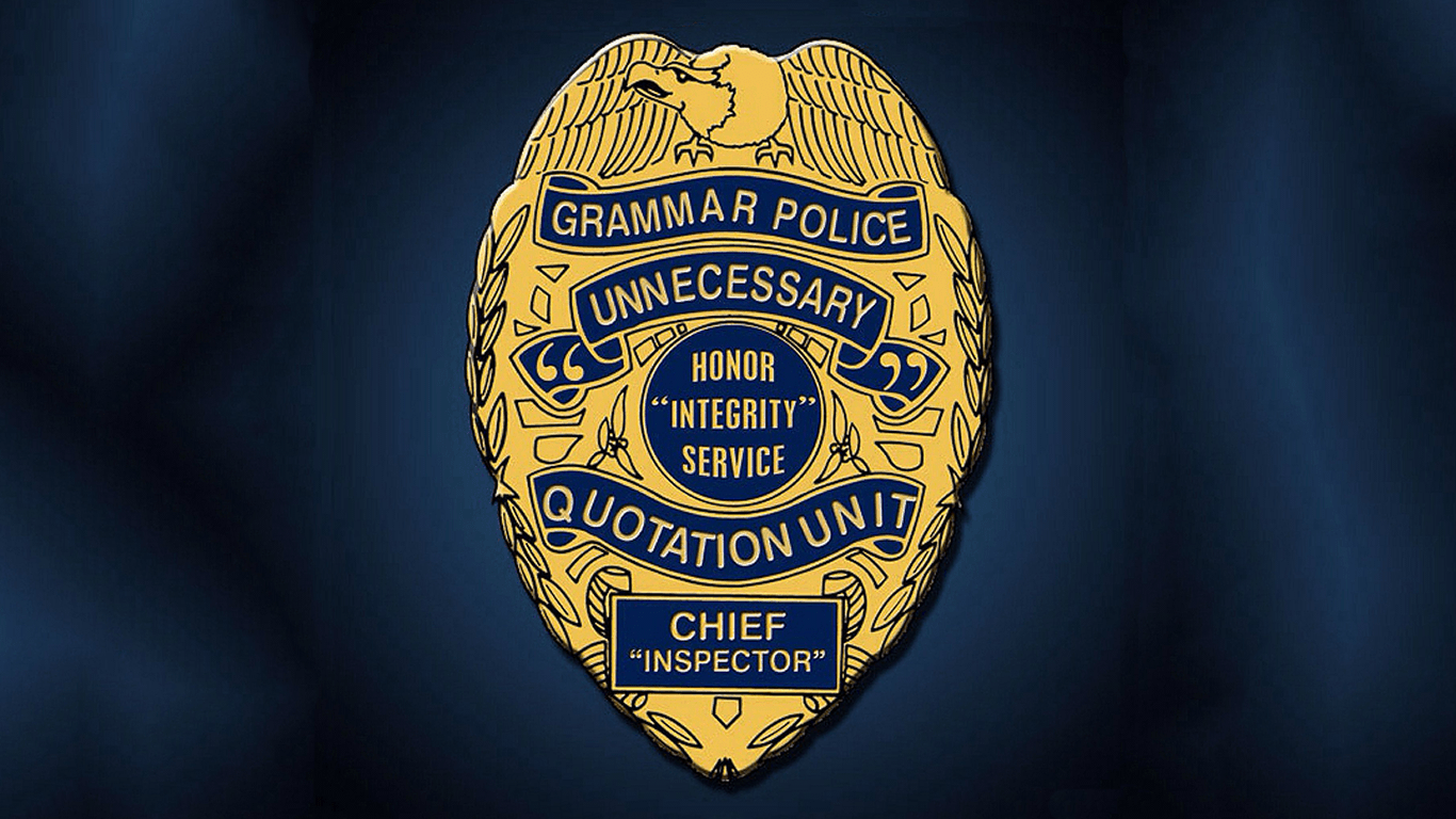 Breaking News: There Is Hope for the Grammar Police