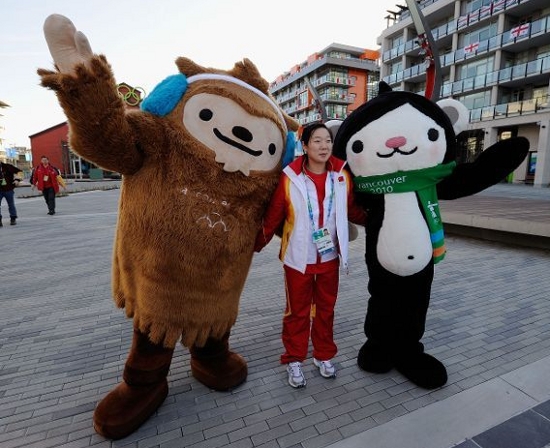 The Olympic mascots of 2010 Vancouver