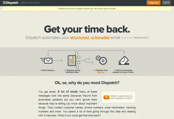 Dispatch beta invite 