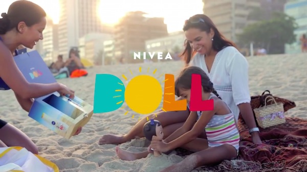 The Latest (& strangest) Nivea Ad Featuring the Sun Burnt Doll