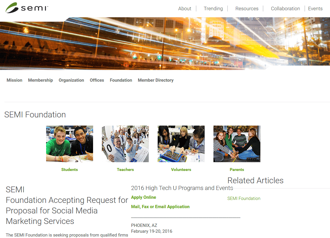 Who Is Best Social Media Firm For Education Non-Profit? - SEMI Foundation RFP